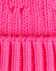 Fuchsia Fisherman Beanie