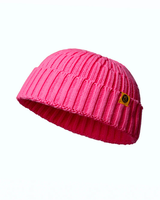 Fuchsia Fisherman Beanie