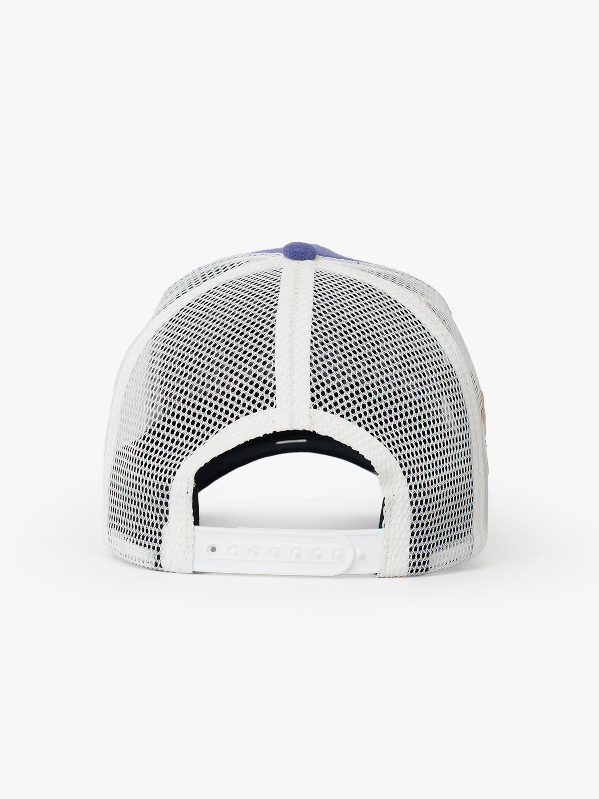Back view of Gagarin Purple Trucker Hat