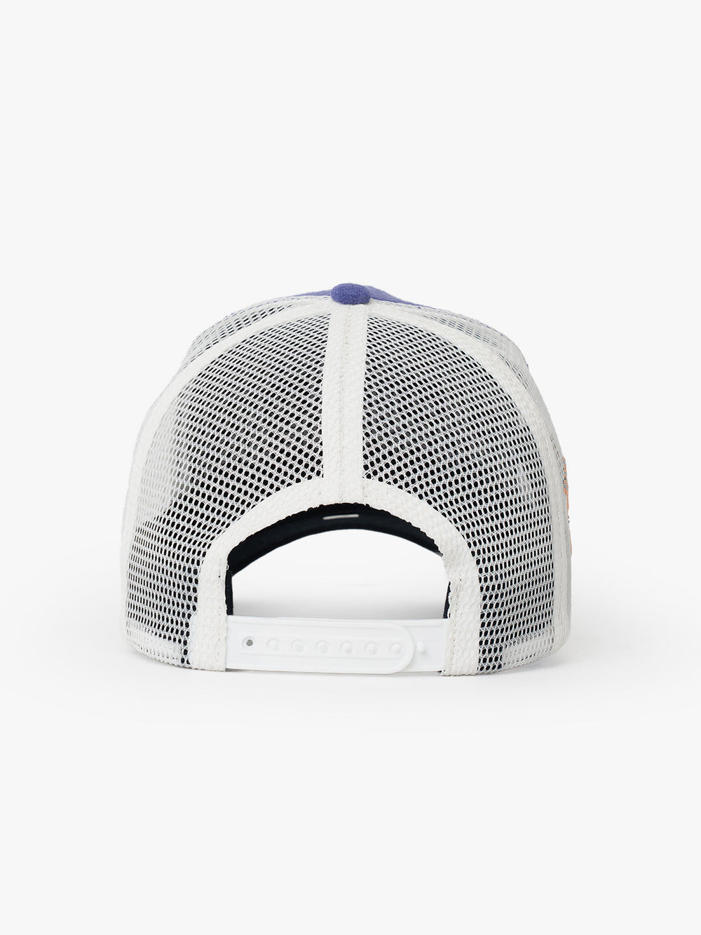 Back view of Gagarin Purple Trucker Hat