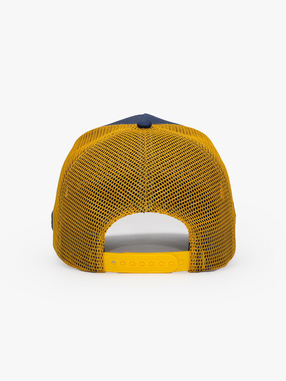 Back view of Ghosting Navy Blue Trucker Hat
