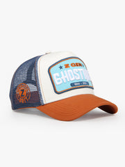 Side view of Ghosting White Trucker Hat