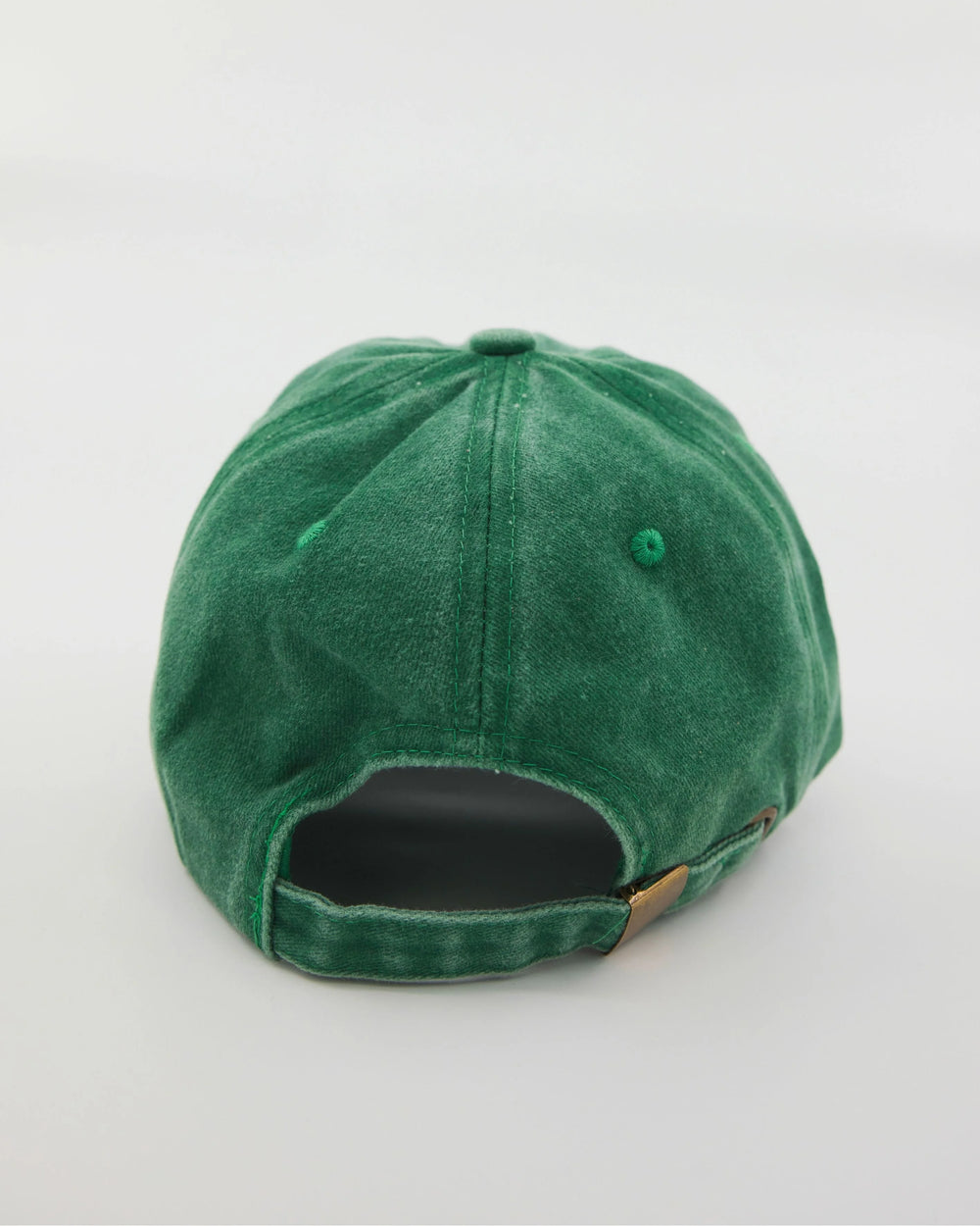 back view of Love You Bye Green Washed Cap