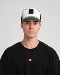 Green Trucker Cap With Free Patch