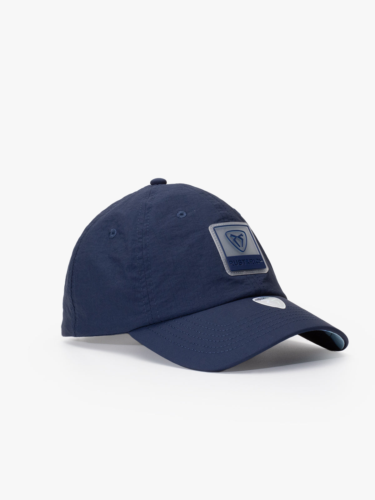 Side view of Gym Navy Blue Baseball Cap