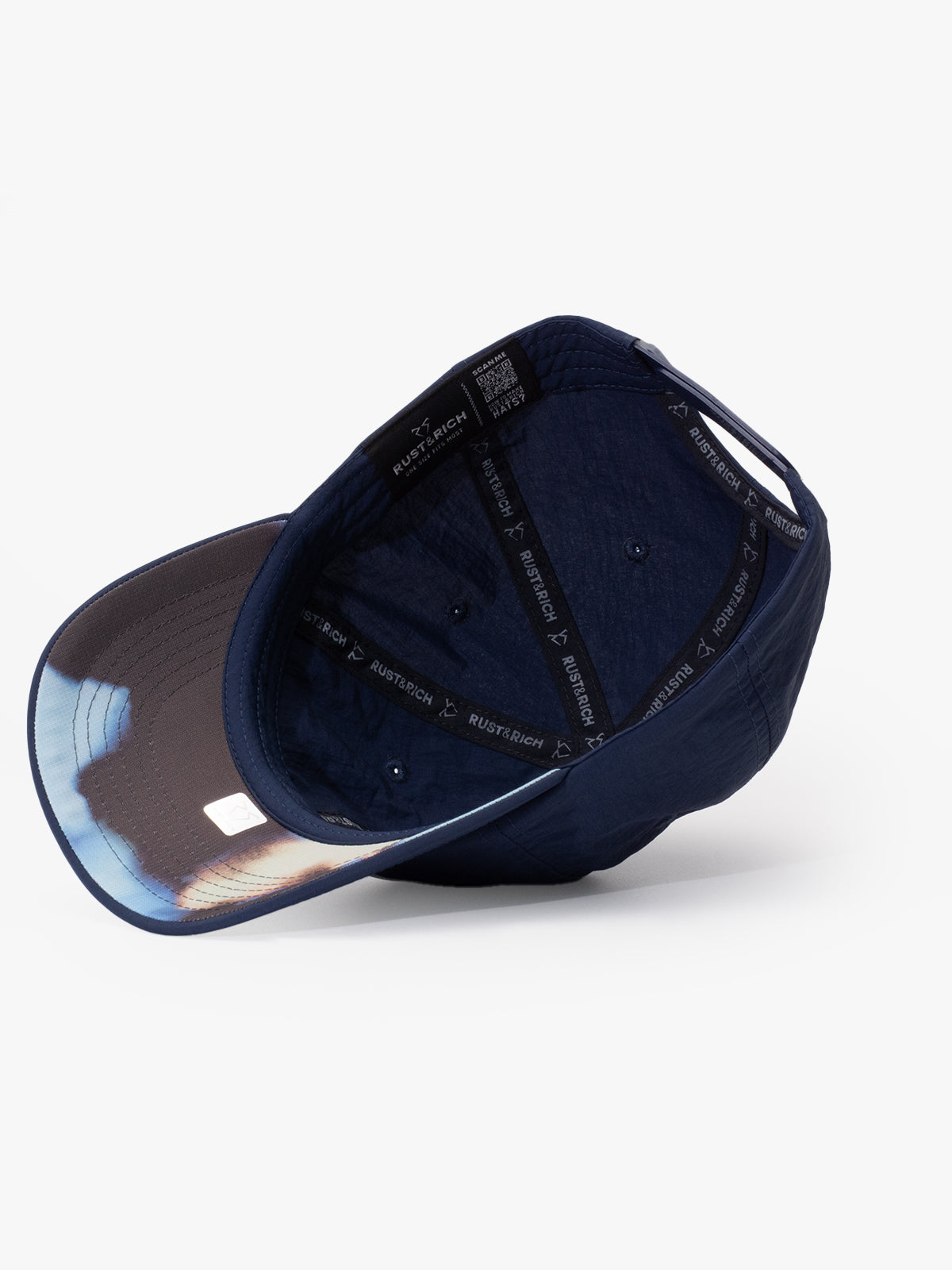 Gym Navy Blue Baseball Cap on a white background