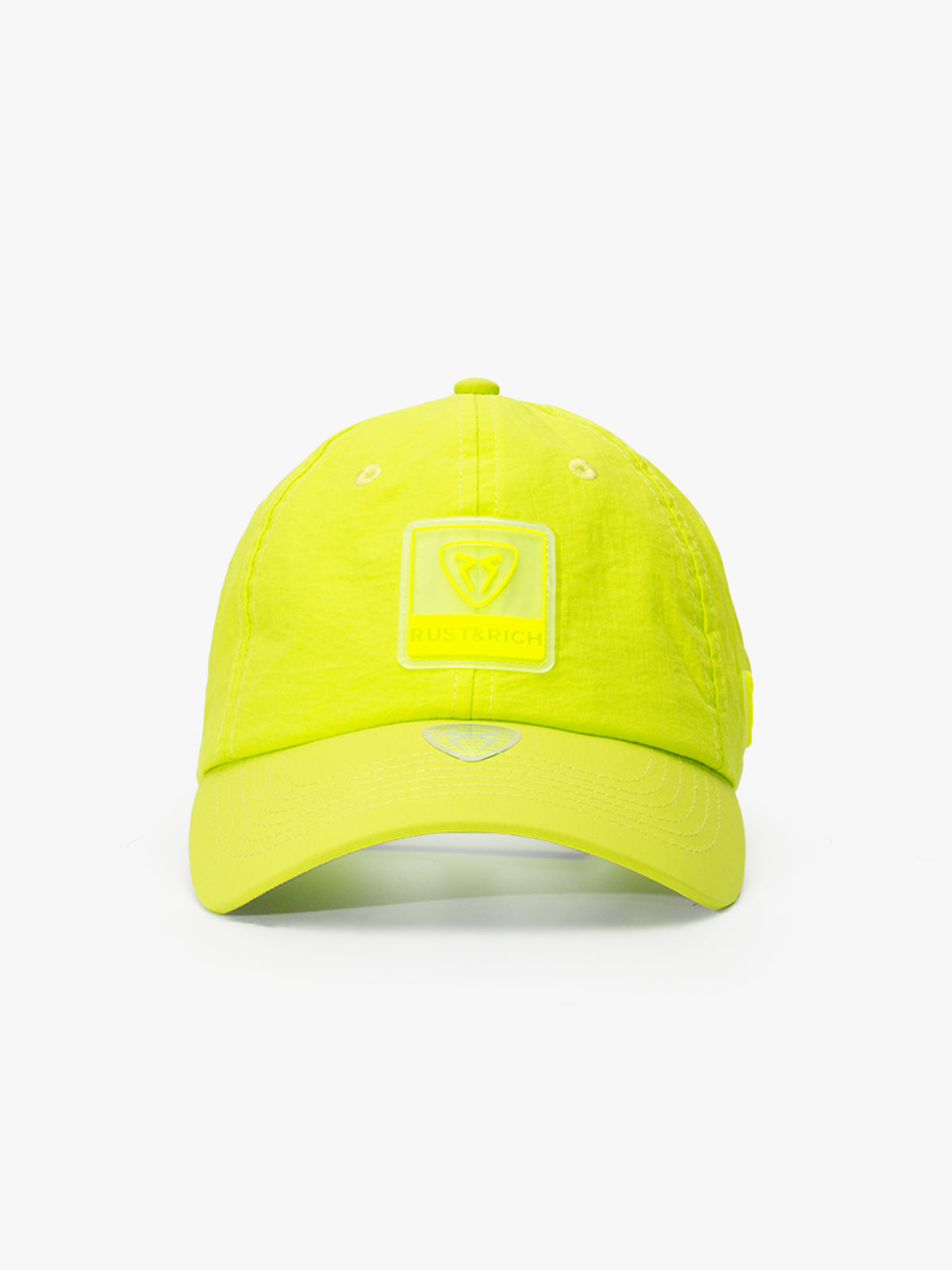Front view of Gym Neon Yellow Baseball Cap