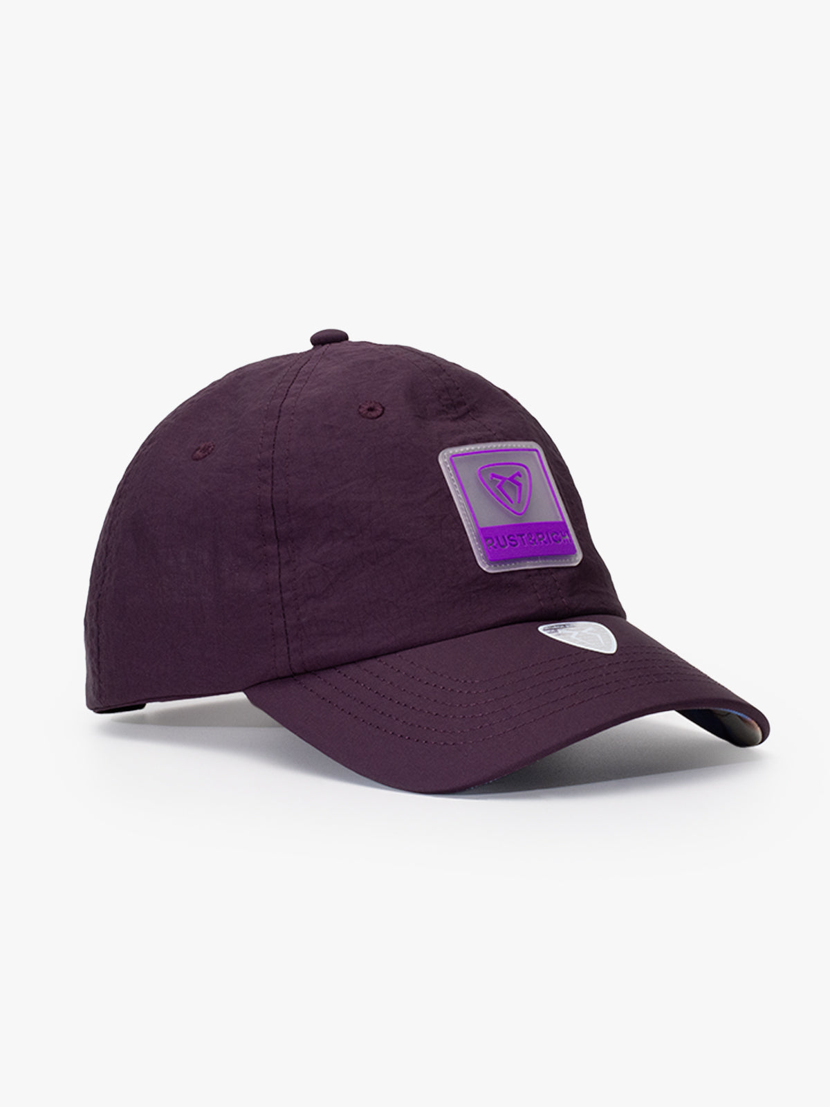 Side view of Gym Purple Baseball Cap