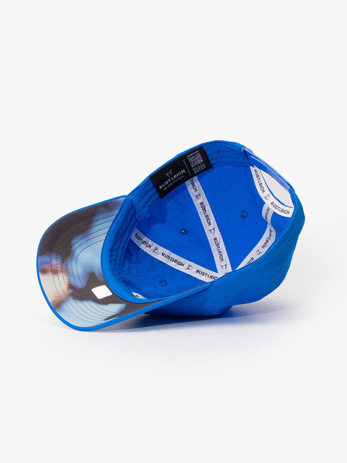 Gym Royal Blue Baseball Cap on a light gray background