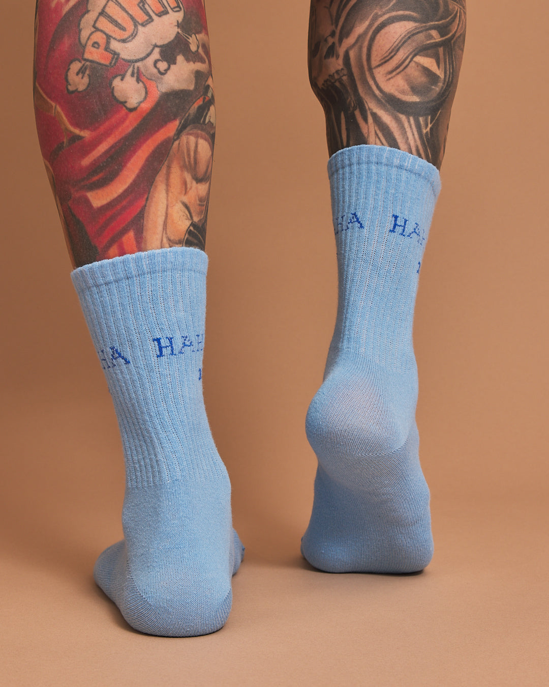 Hahaha No Light Blue Socks