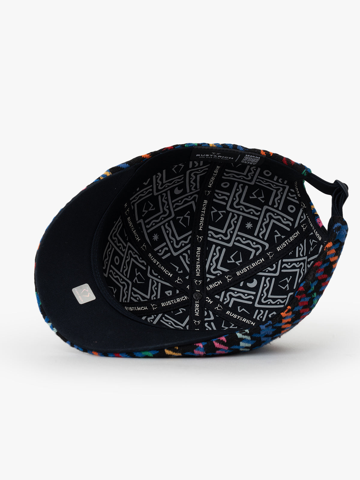 Havana Indigo Casket Hat on a white background