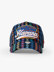 Front view of Havana Indigo Trucker Hat