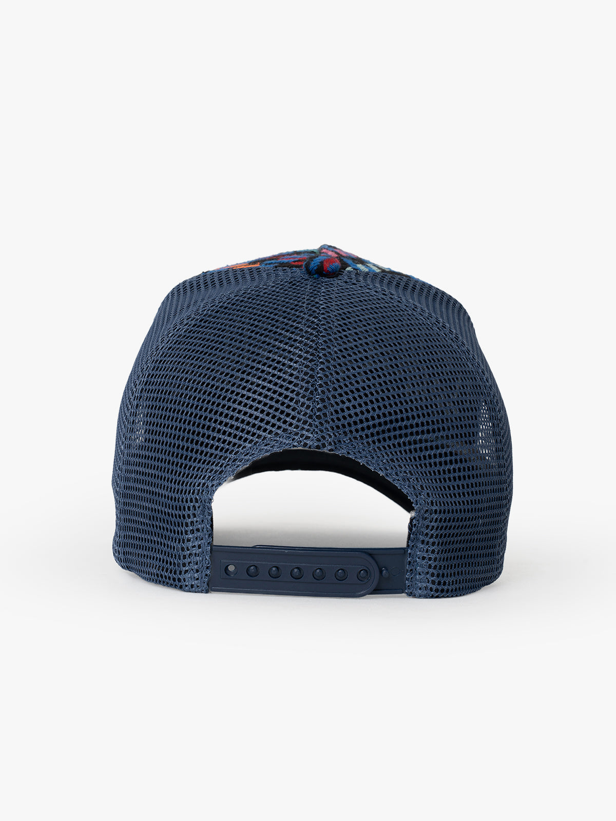 Back view of Havana Indigo Trucker Hat