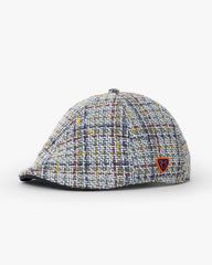 Side view of Havana White Casket Hat