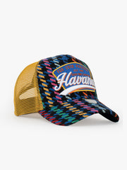 Side view of Havana Yellow Trucker Hat