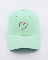 Light Green Love Myself Washed Cap 