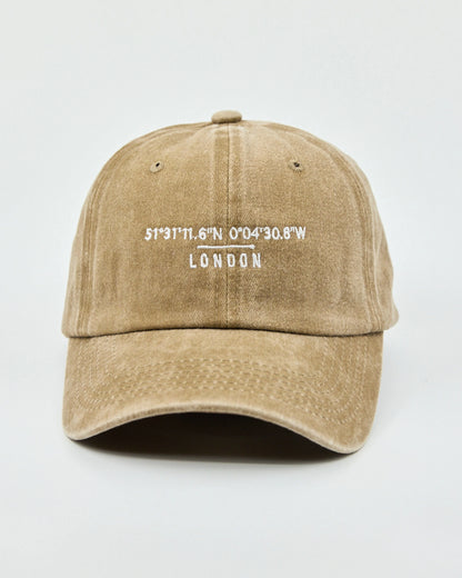 London Beige Washed Cap