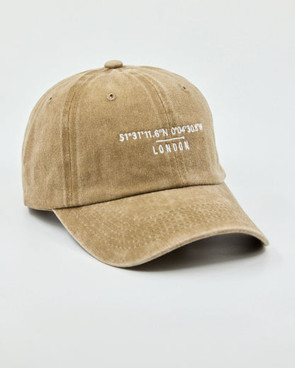 London Beige Washed Cap