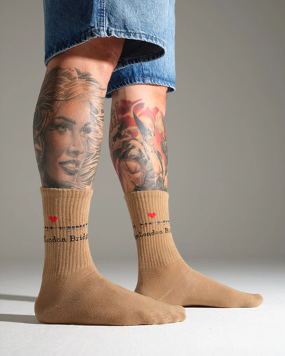 London Bridge Brown Socks