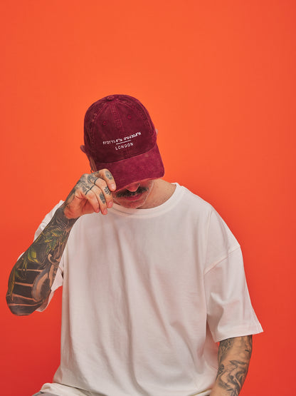 London Red Corduroy Cap