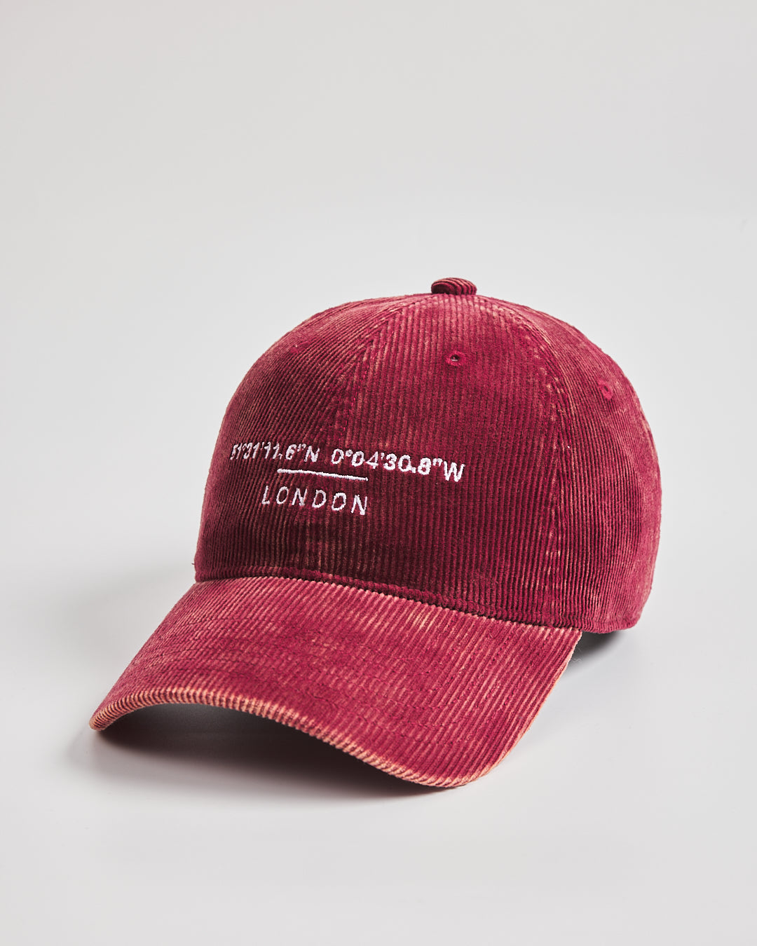 London Red Corduroy Cap