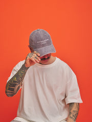 London Stone Grey Corduroy Cap