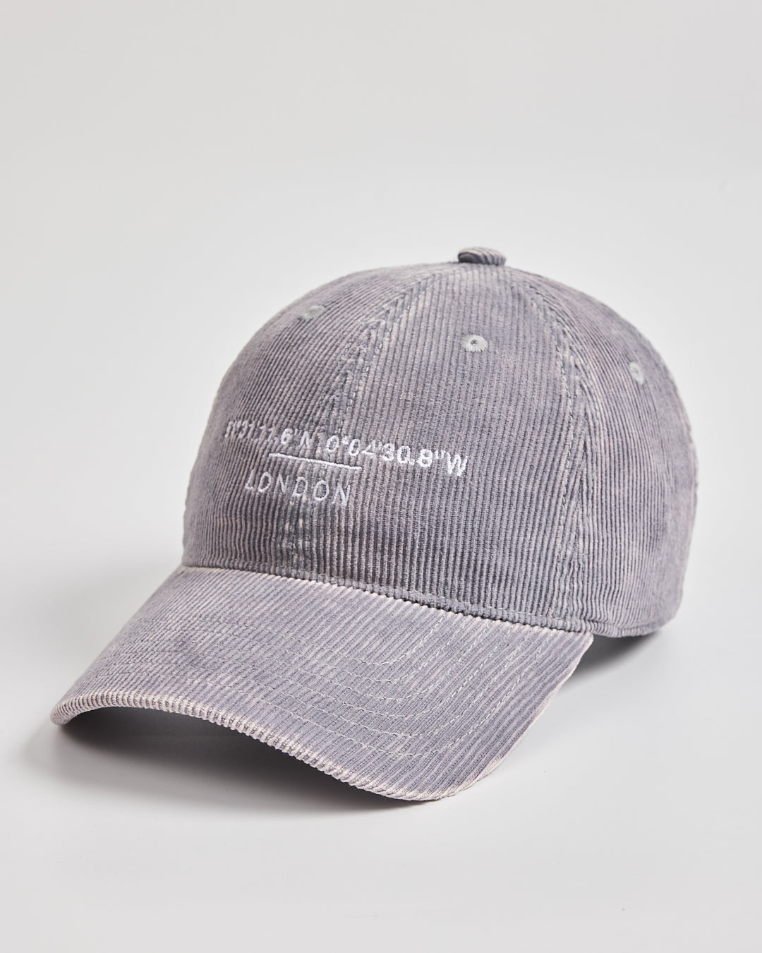 London Stone Grey Corduroy Cap