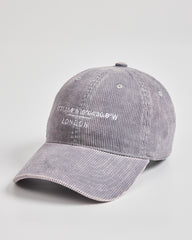 London Stone Grey Corduroy Cap