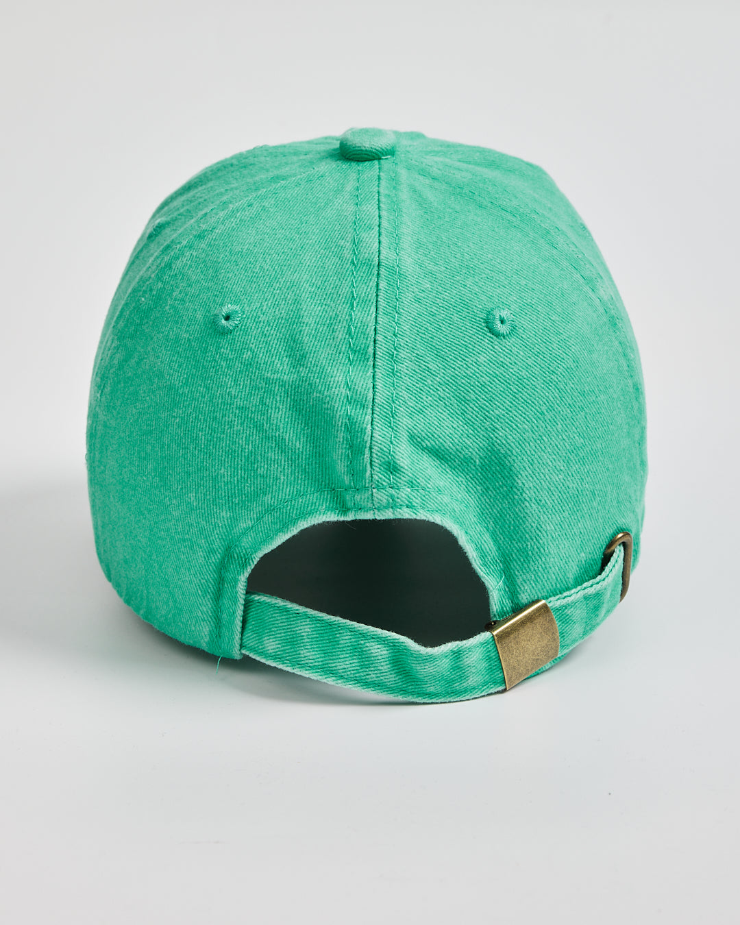 Back view of Love You Bye Aqua Blue Washed Cap