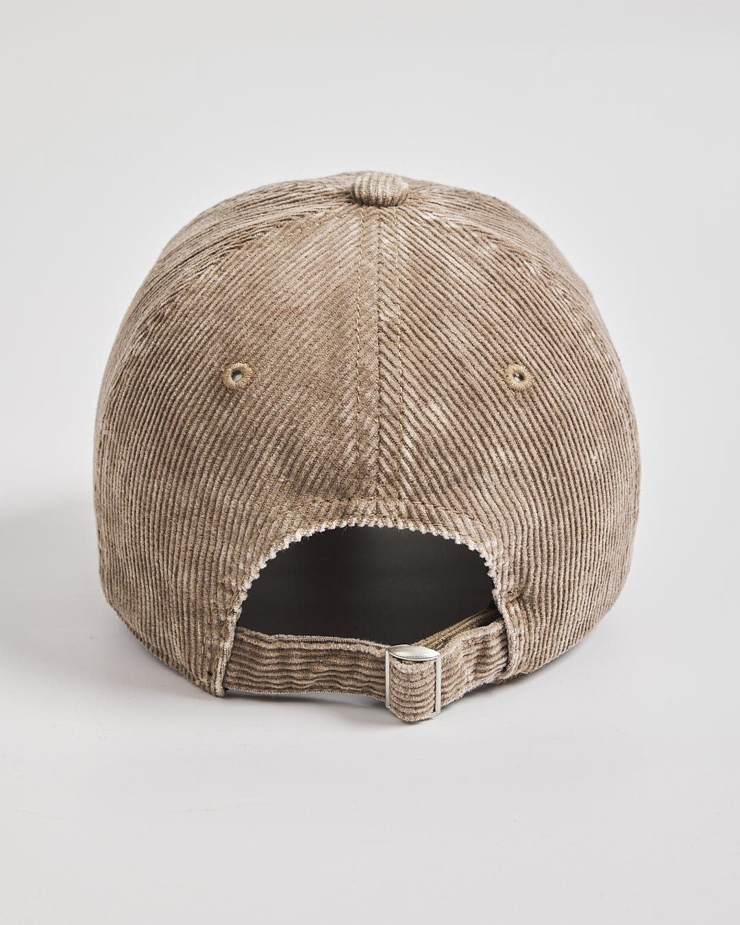 Back view of Love You Bye Beige Corduroy Cap