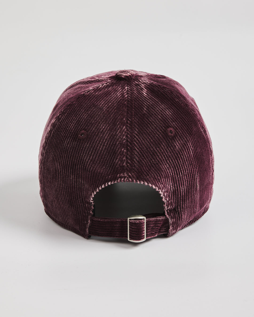 Back view of Love You Bye Burgundy Corduroy Caps
