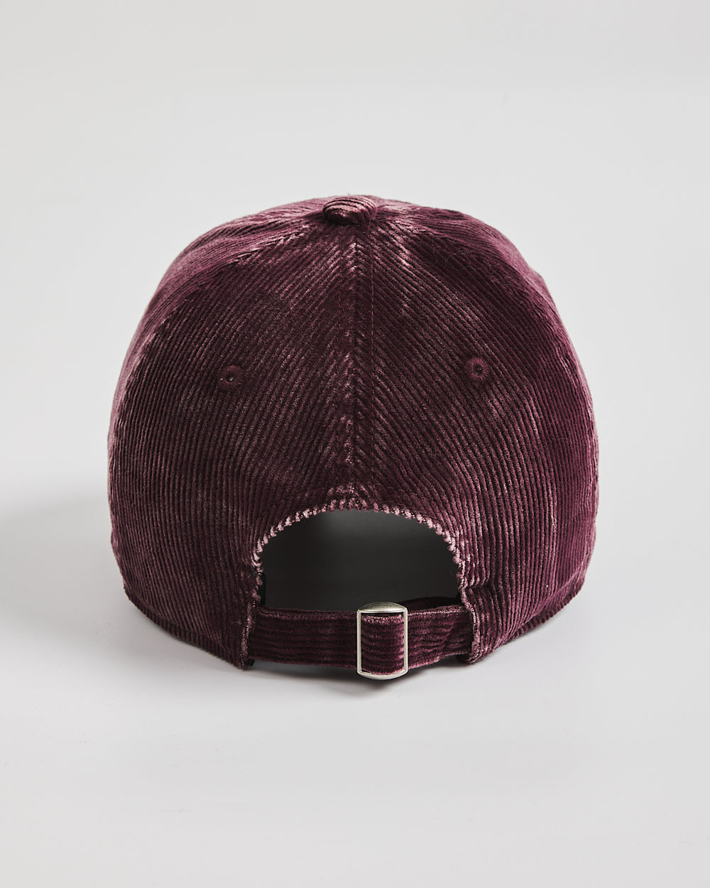 Back view of Love You Bye Burgundy Corduroy Caps