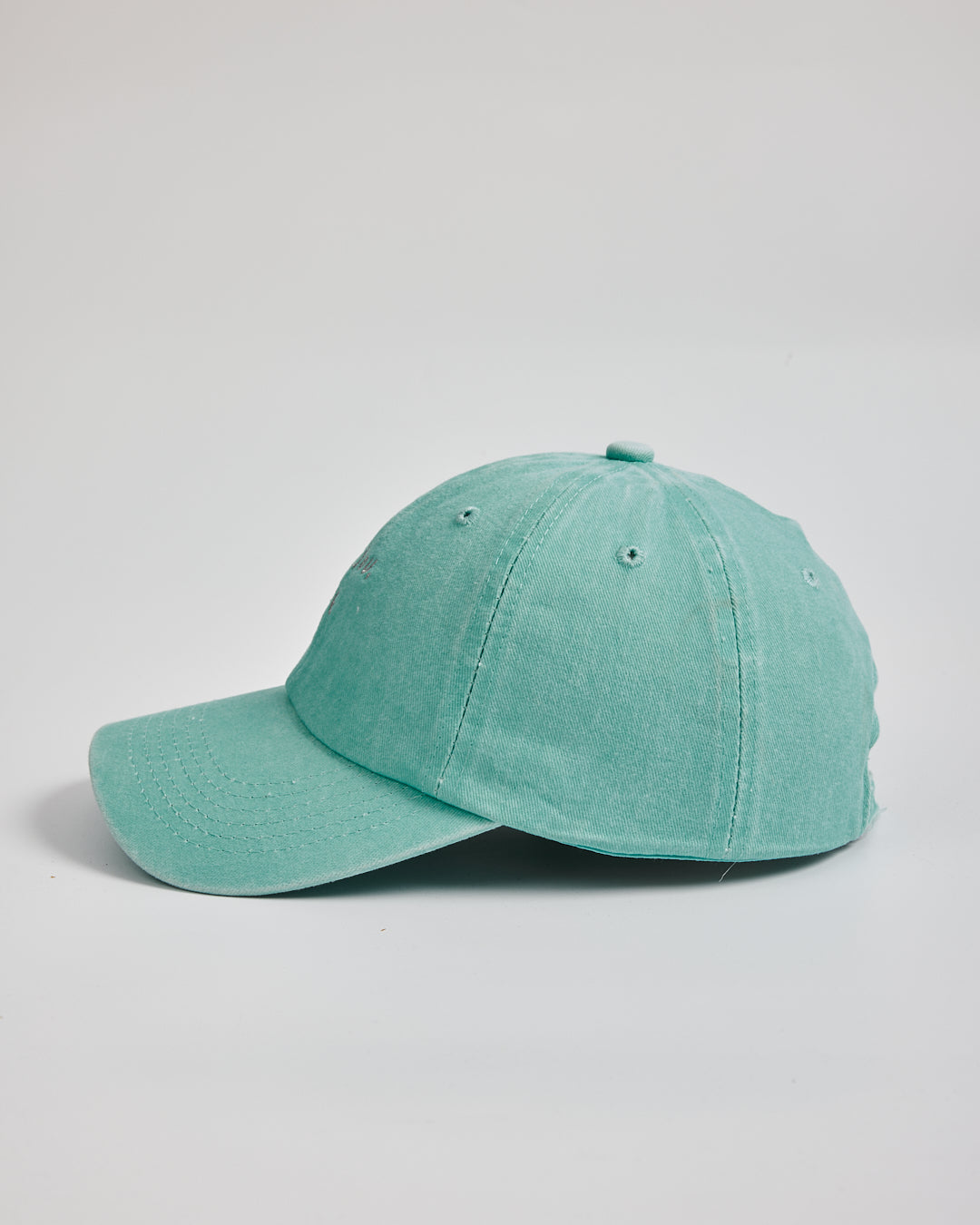 Love You Bye Light Blue Washed Cap