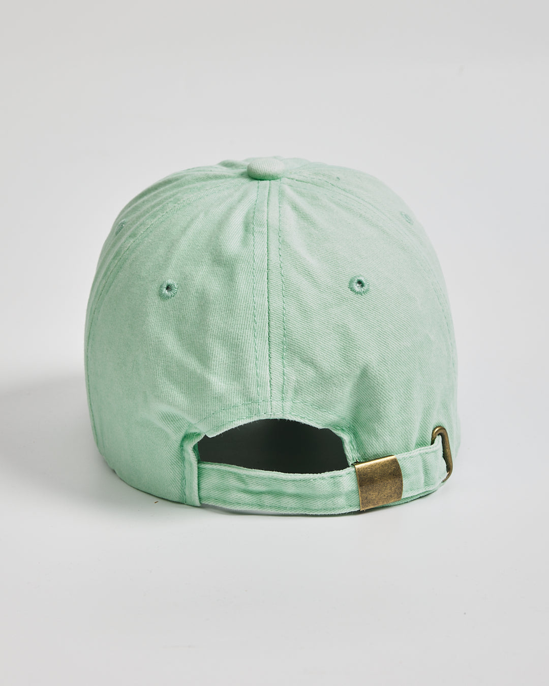 Love You Bye Light Green Washed Cap