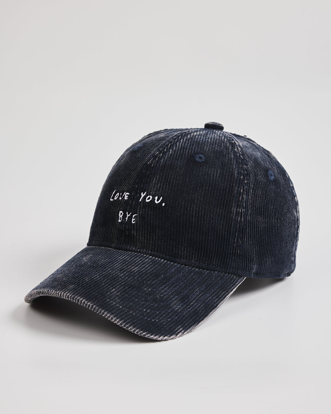 Navy blue corduroy cap