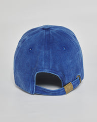 Low Energy Club royal blue washed cap - back view