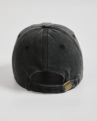 Back view of Matcha Club Black Washed Caps