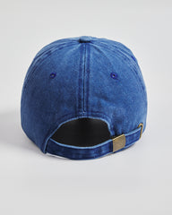 Back view of Mom Blue Washed Caps