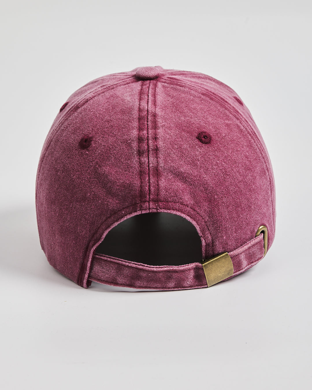 Back view of Mom Burgundy Washed Cap