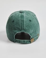 Back view of Mom Green Washed Cap