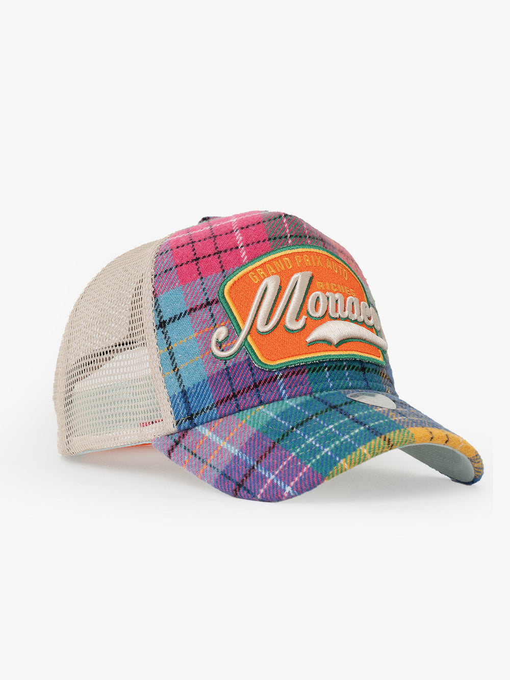 Side view of Monaco Green Trucker Hat