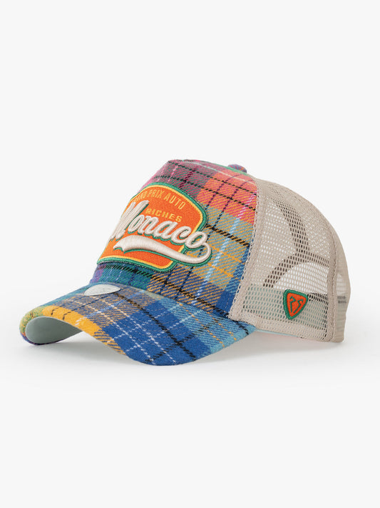 Side view of Monaco Green Trucker Hat