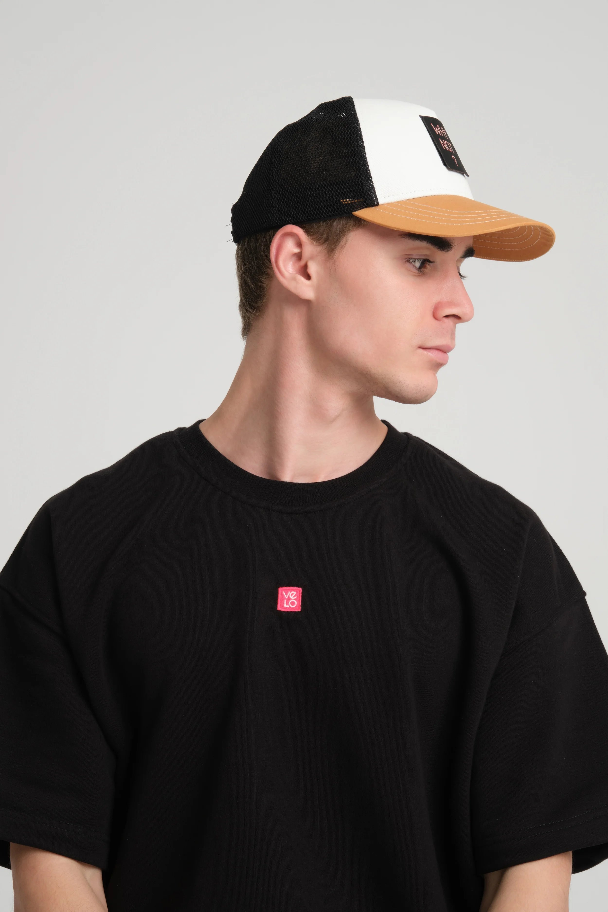 Mustard Trucker Cap With Free Patch
