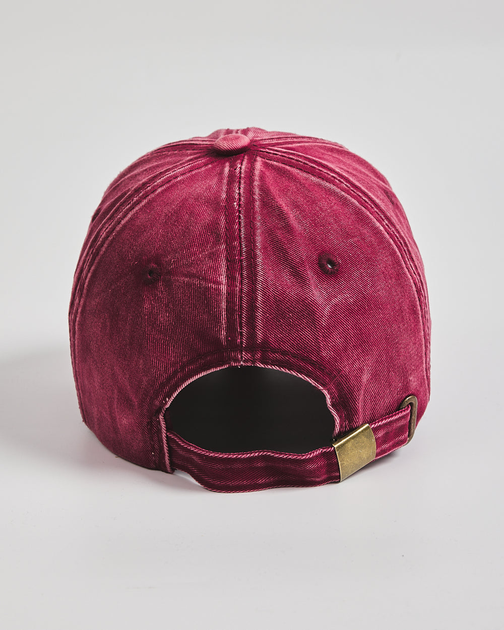 Back view of Need More Coffee Cherry Washed Cap
