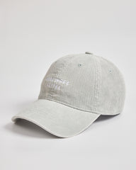 Need More Coffee Light Grey Corduroy Cap