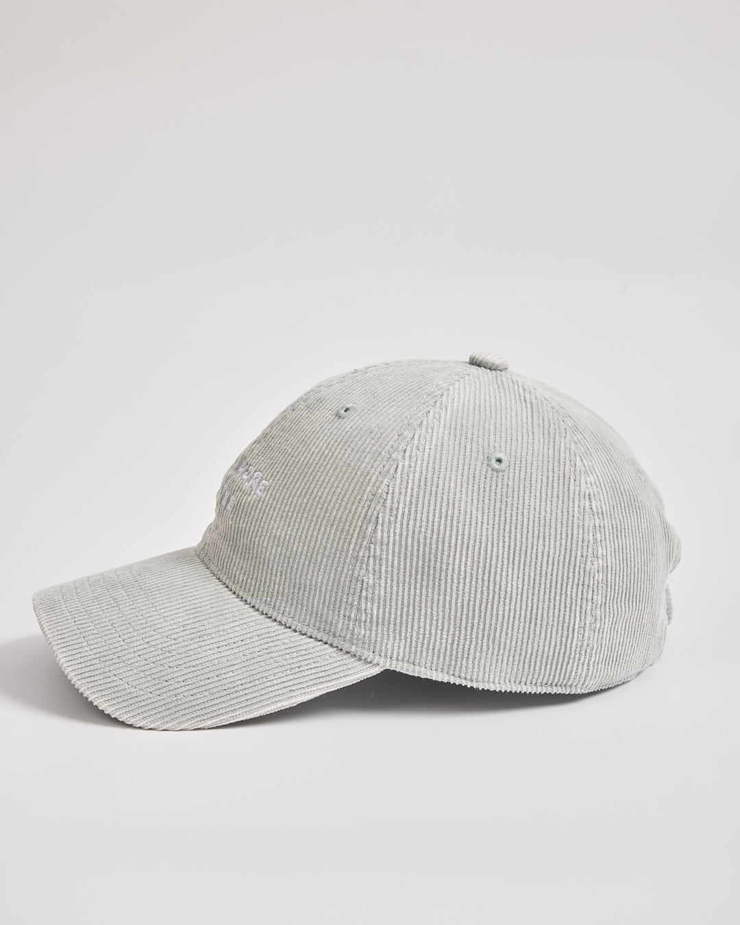 Need More Coffee Light Grey Corduroy Cap