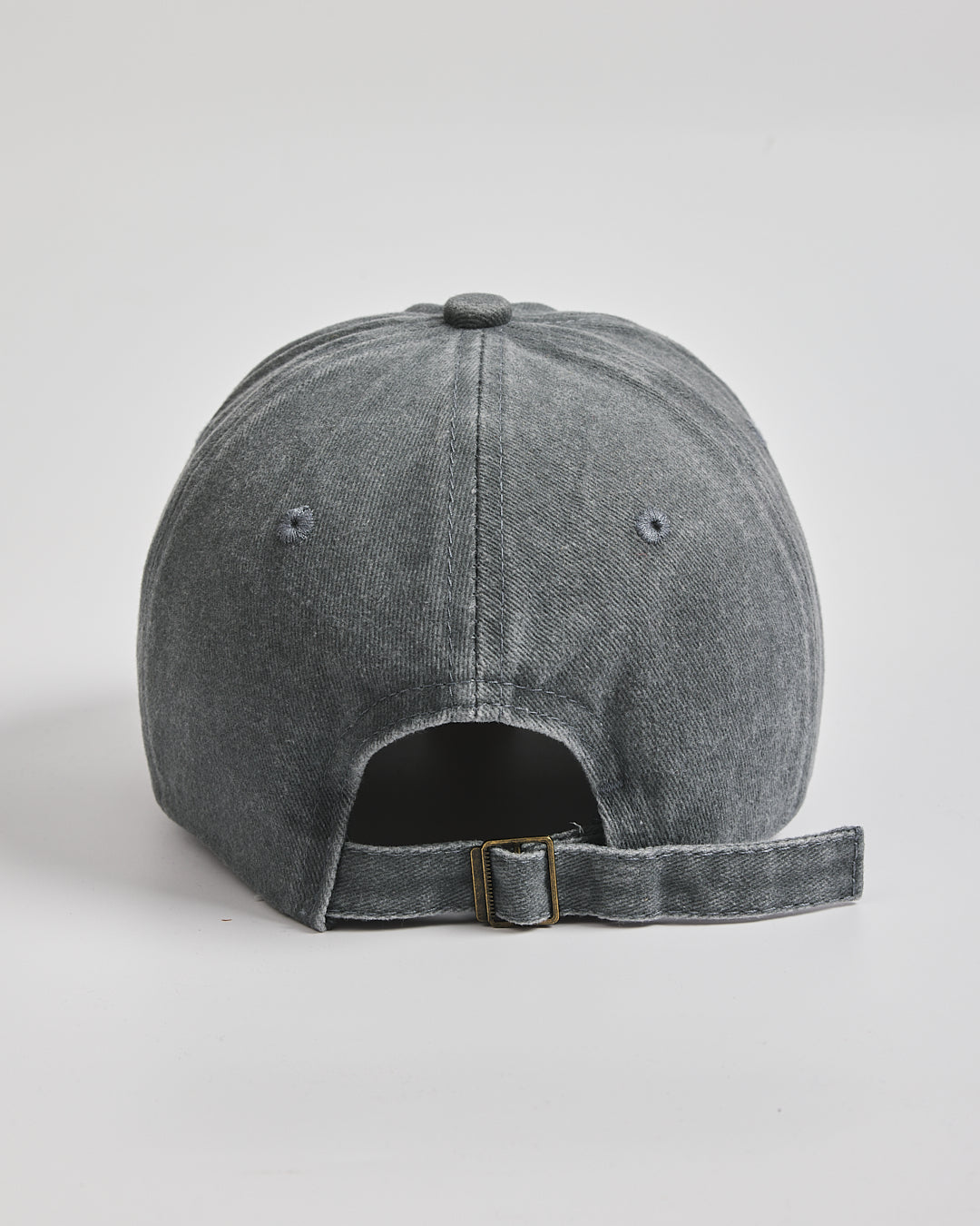 Back view of Need More Coffee Washed Grey Washed Cap