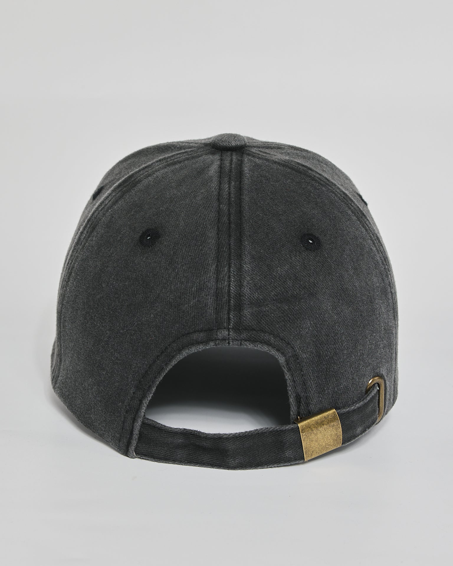Need More Sleep black washed cap - back view