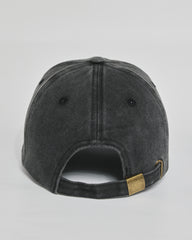 Need More Sleep black washed cap - back view
