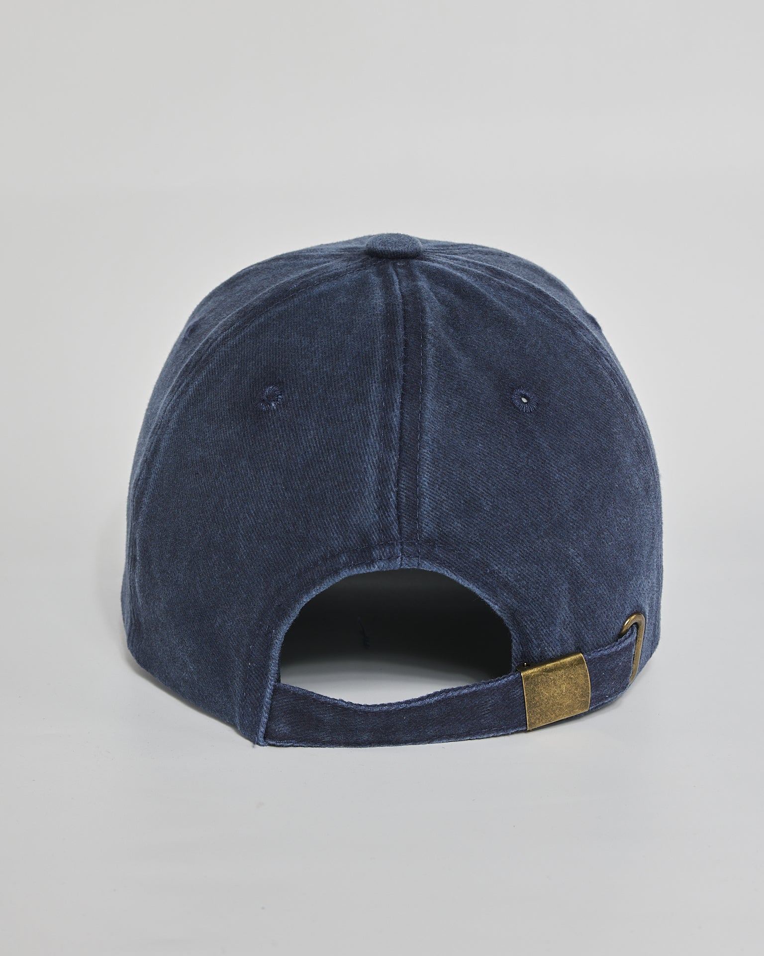 No Big Deal navy washed cap - back view